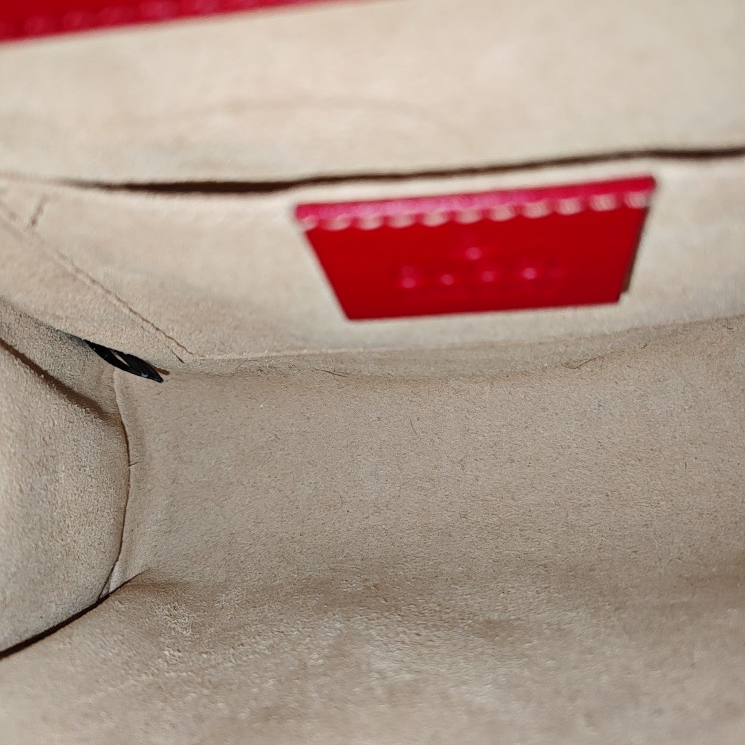 Padlock Small Monogram Calfskin Red