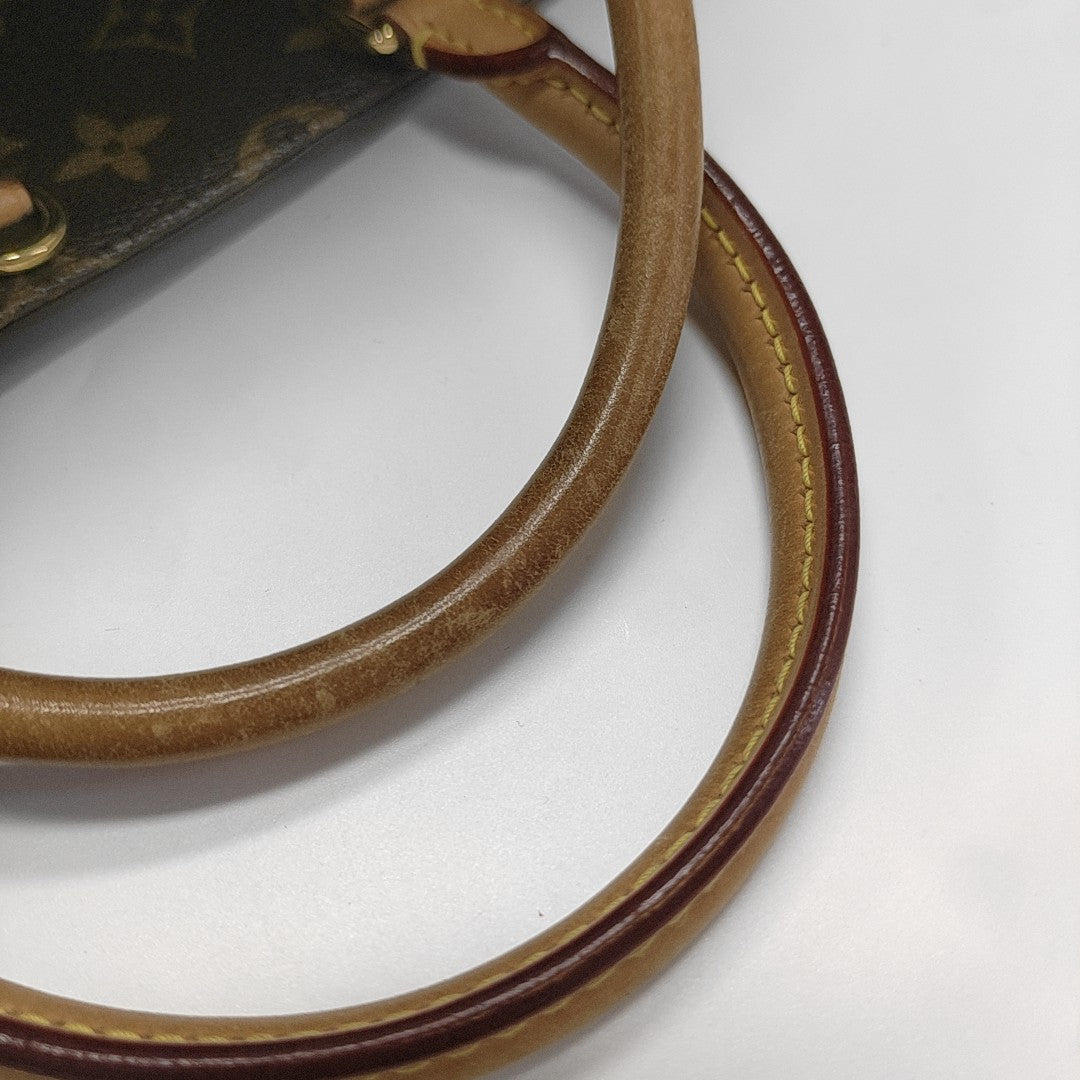 MONTAIGNE Monogram Coated Canvas Brown
