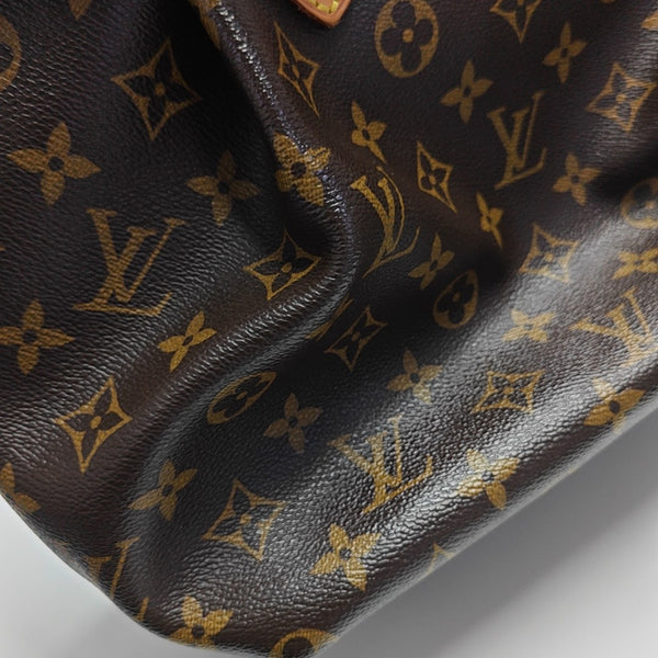TURENNE Monogram Coated Canvas Brown