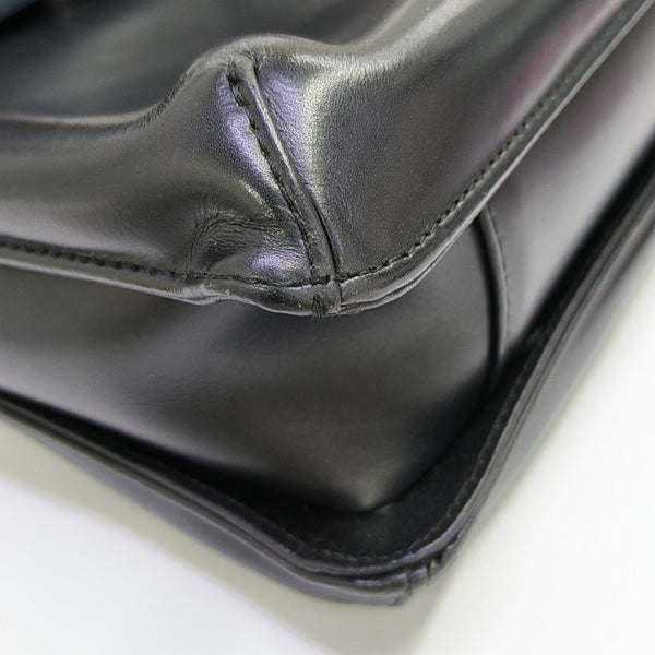 Calfskin Shoulder Bag Black