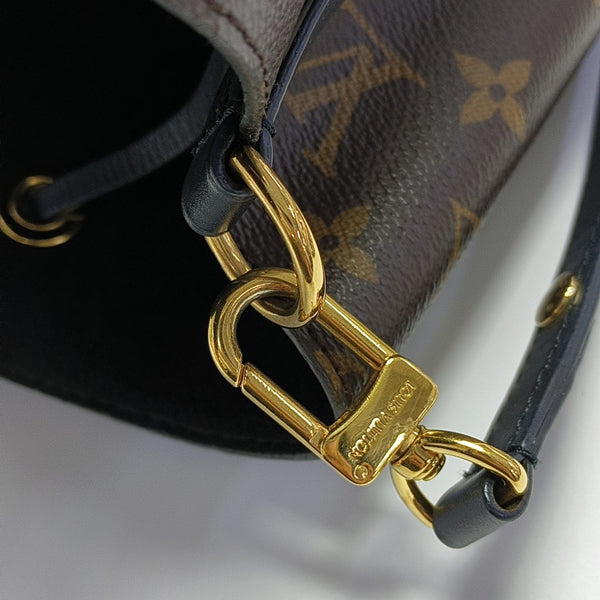 NÉONOÉ MM Monogram Coated Canvas Brown