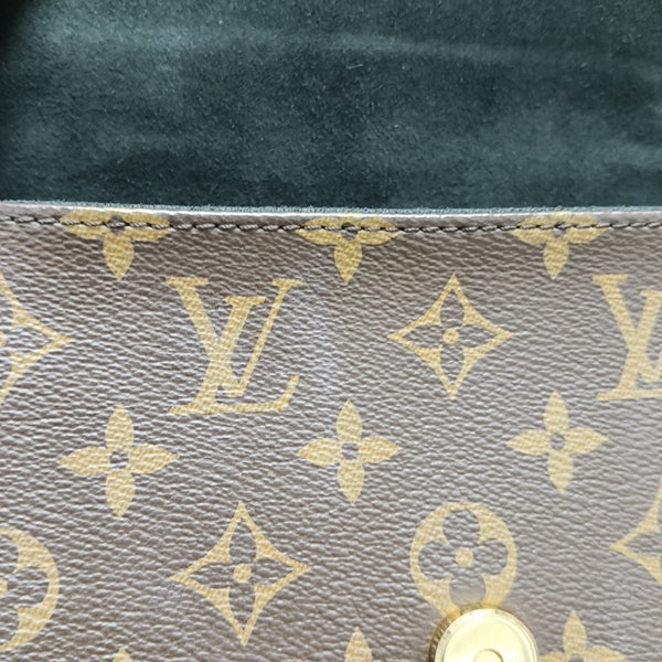 LOCKY BB Monogram Coated Canvas Brown