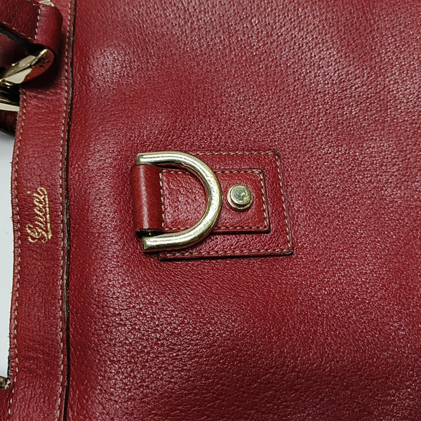 Abbey Calfskin Red