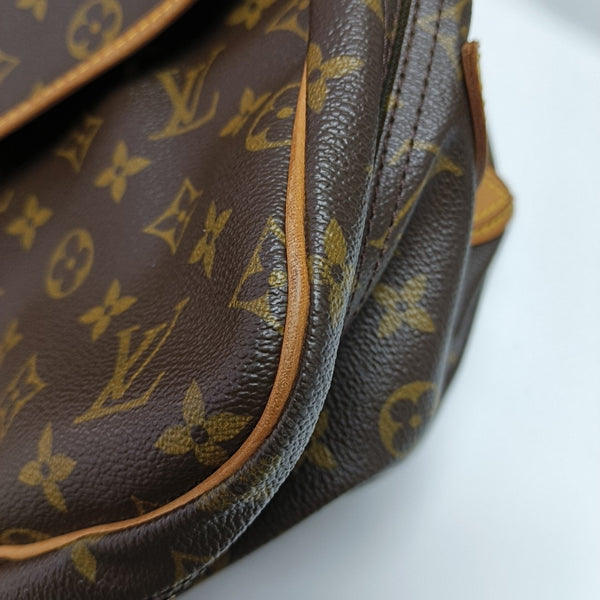 HUNTING Monogram Coated Canvas Brown