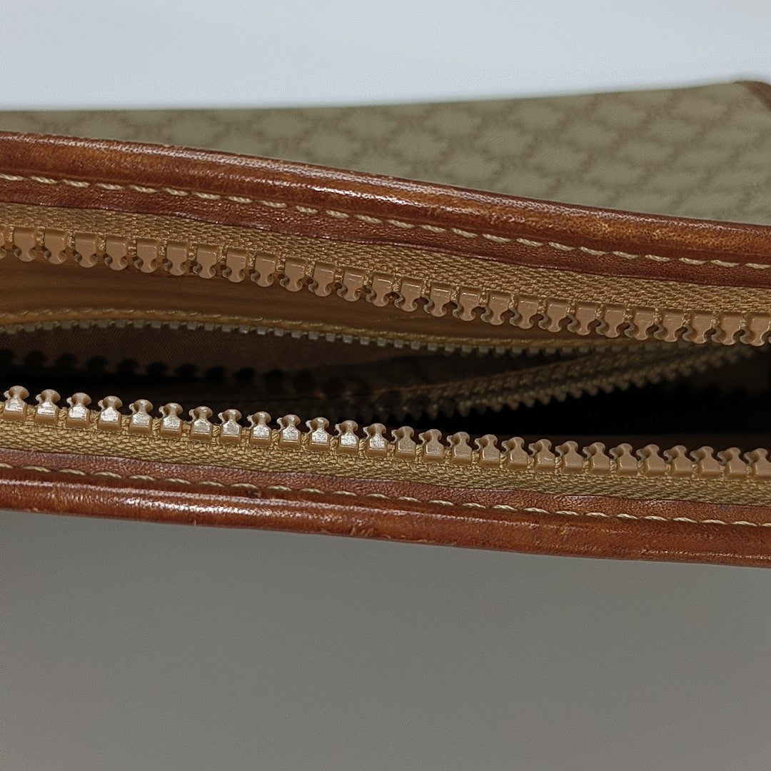 MACADAM CLUTCHES Coated Canvas Beige