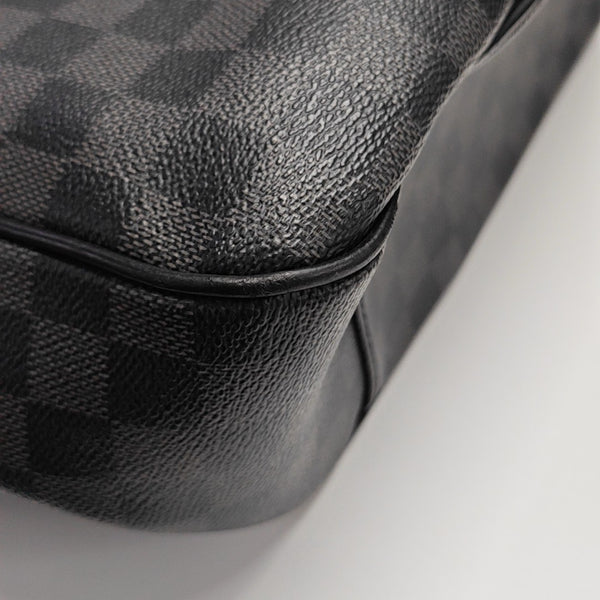 TADAO MM Damier Graphite Coated Canvas Gray