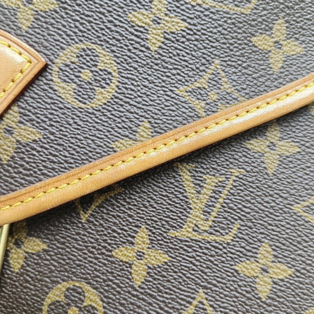 BEL AIR Monogram Coated Canvas Brown