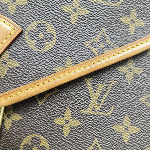 BEL AIR Monogram Coated Canvas Brown