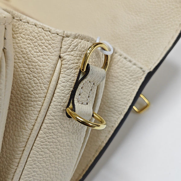MÉTIS EAST WEST Monogram Calfskin Beige