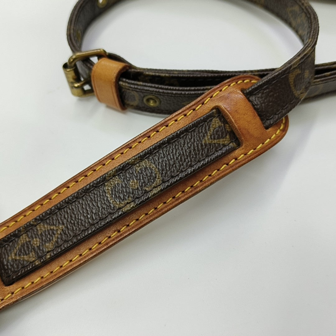 AMAZON Monogram Coated Canvas Brown