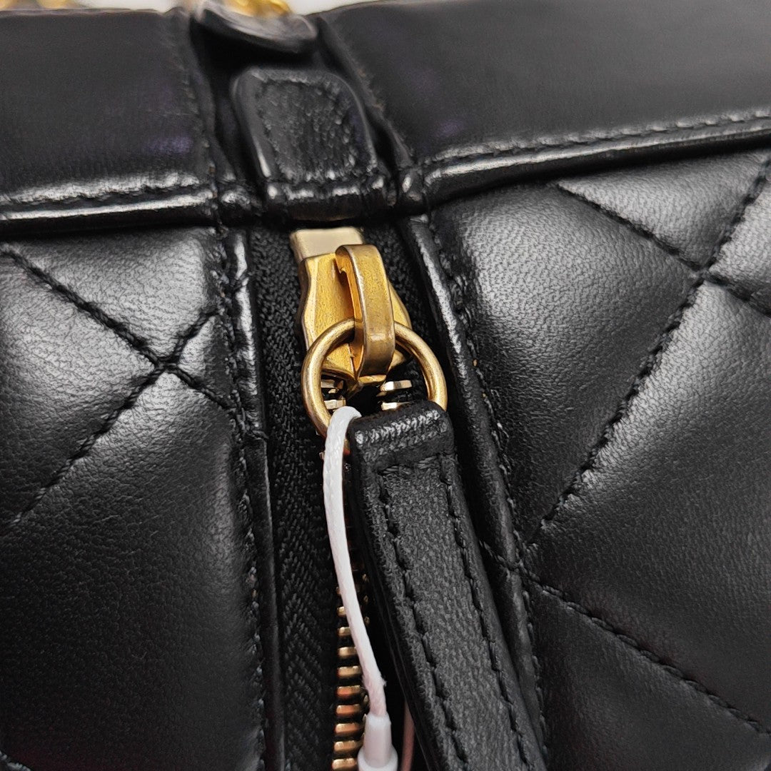Quilted Lambskin Black