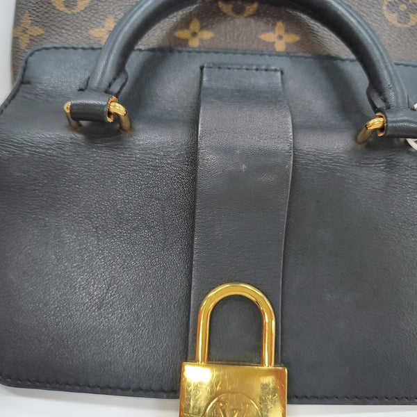 LOCKY BB Monogram Coated Canvas Brown