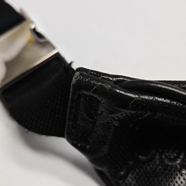 Monogram Calfskin Belt Bag Black