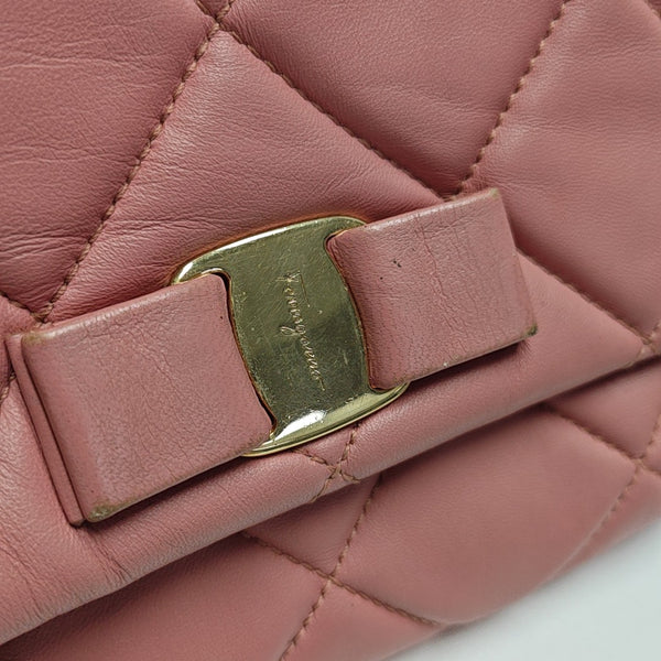 Vara Quilted Calfskin Pink
