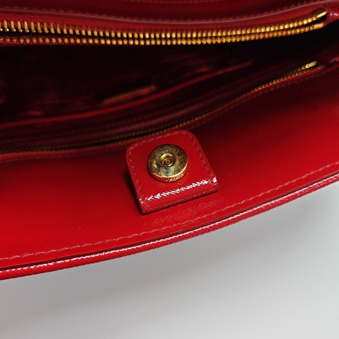Double Calfskin Red