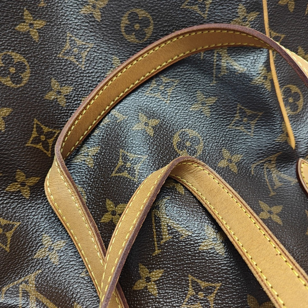 TOTALLY MM Monogram Coated Canvas Brown