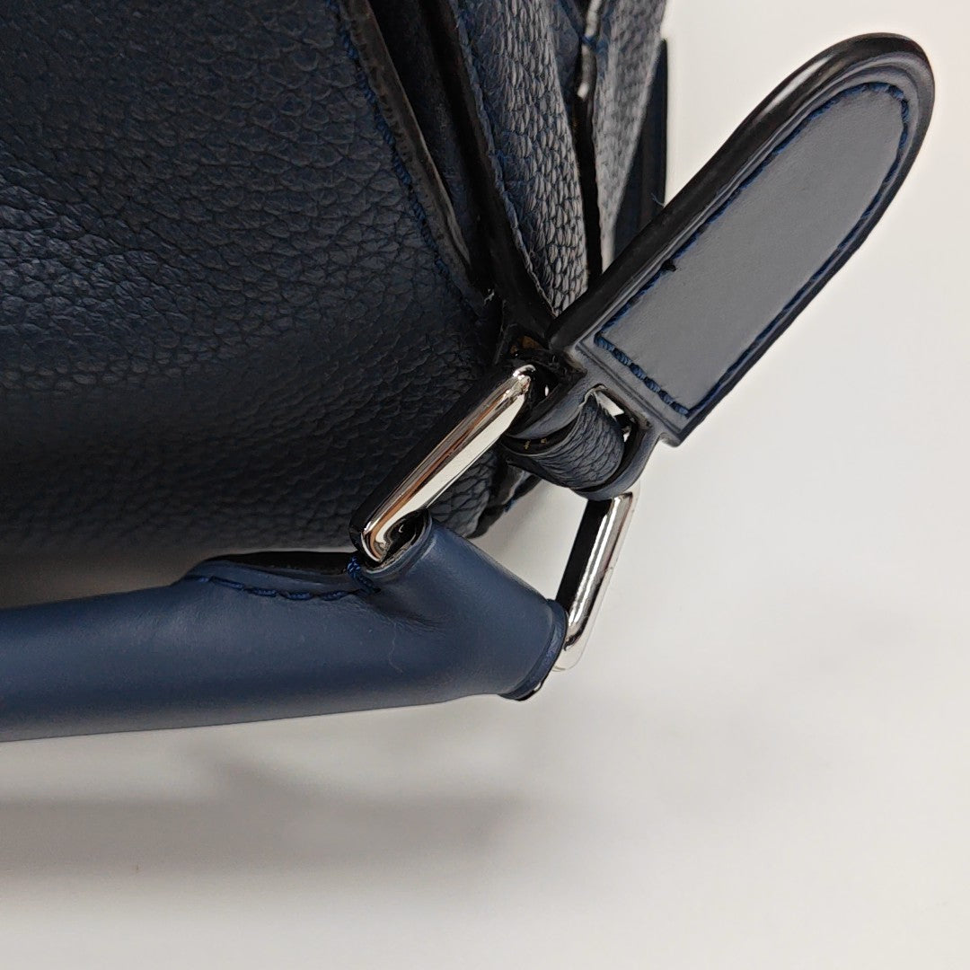 Puzzle Large Calfskin Blue