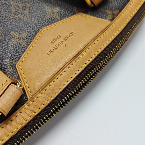 RETIRO NM Monogram Coated Canvas Brown