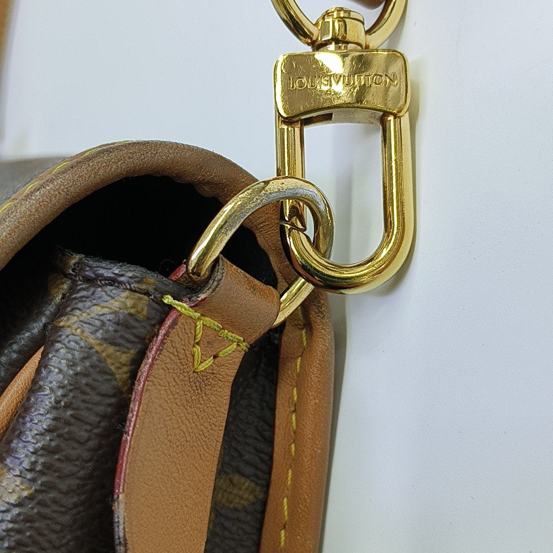 DIANE Monogram Coated Canvas Brown