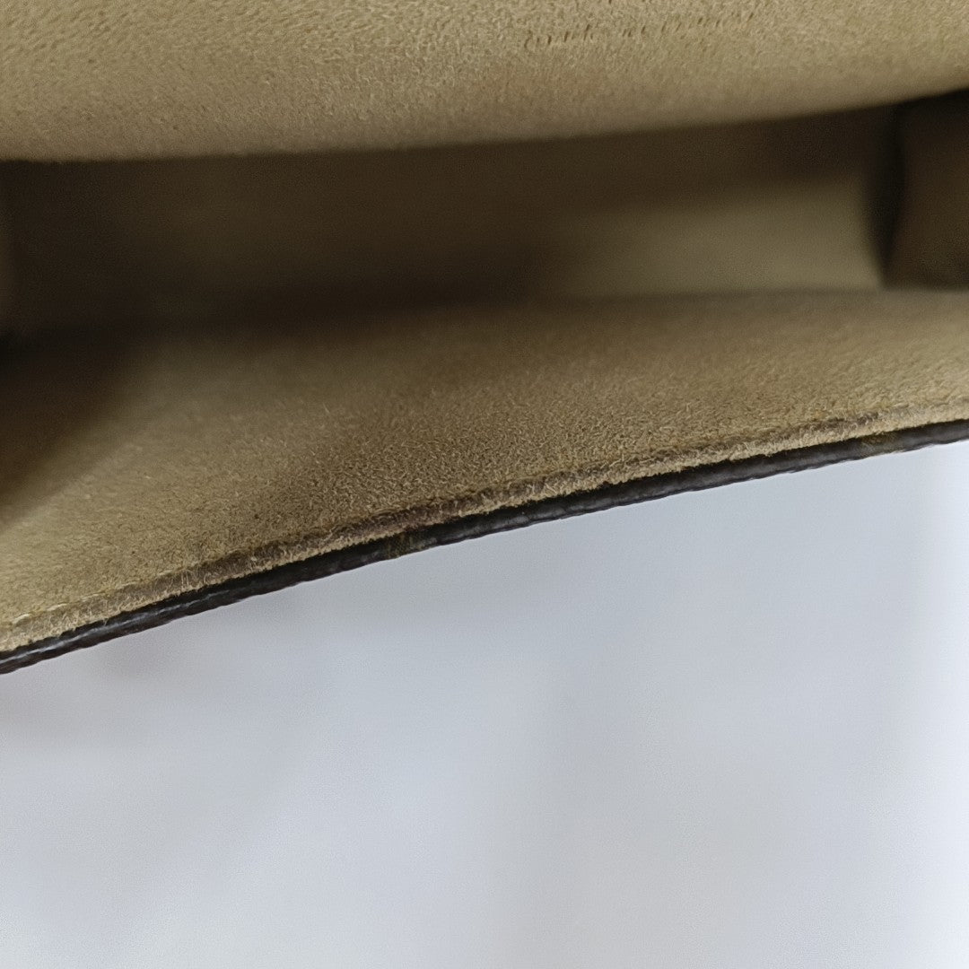FLORENTINE Monogram Coated Canvas Brown