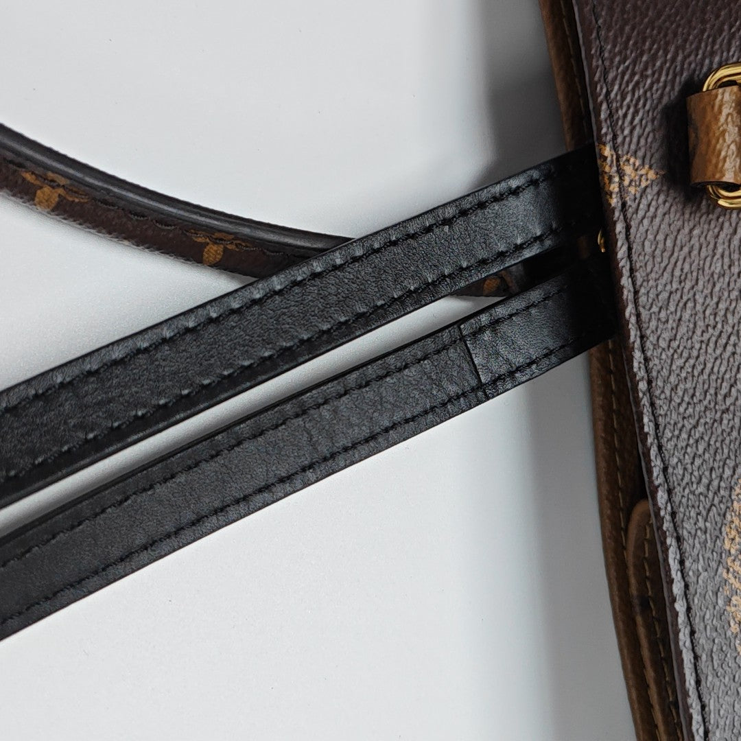 ONTHEGO GM Monogram Coated Canvas Brown