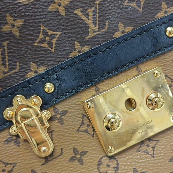TRUNK Monogram Coated Canvas Brown