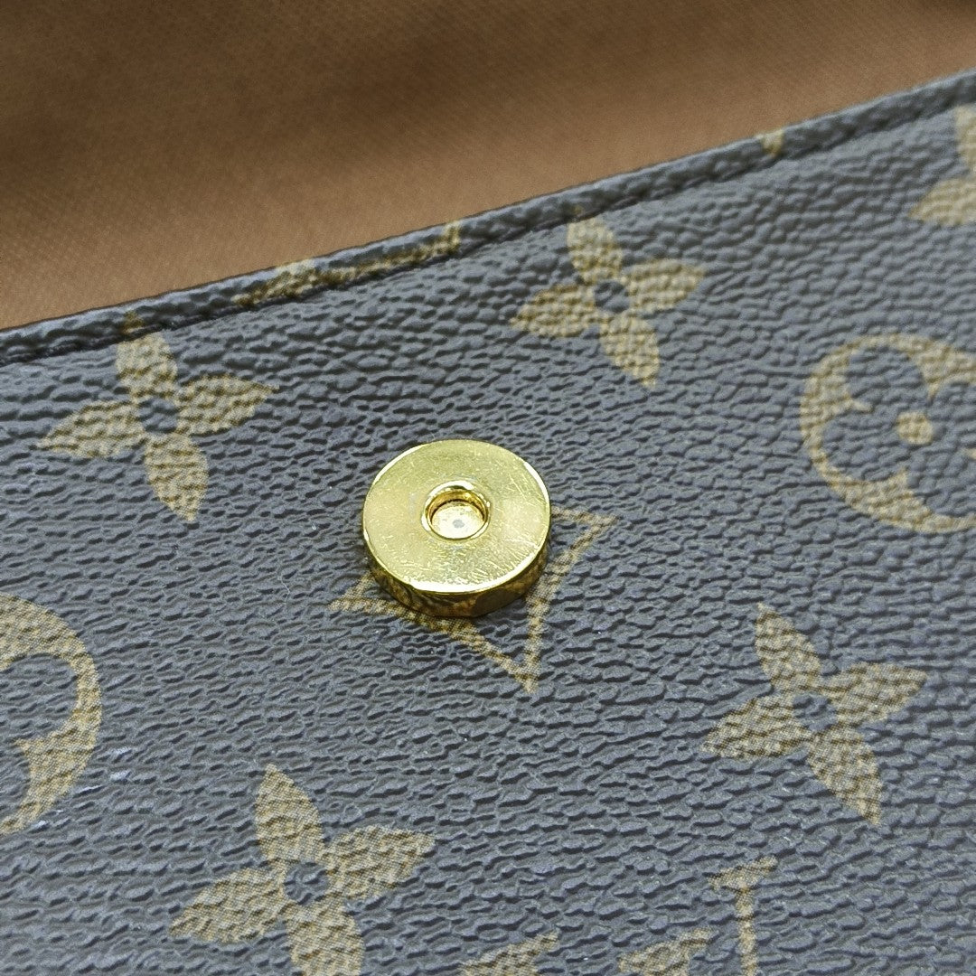 IVY Monogram Coated Canvas Brown