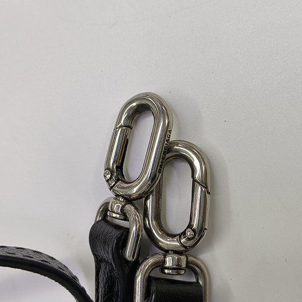 Hourglass Small Calfskin Black