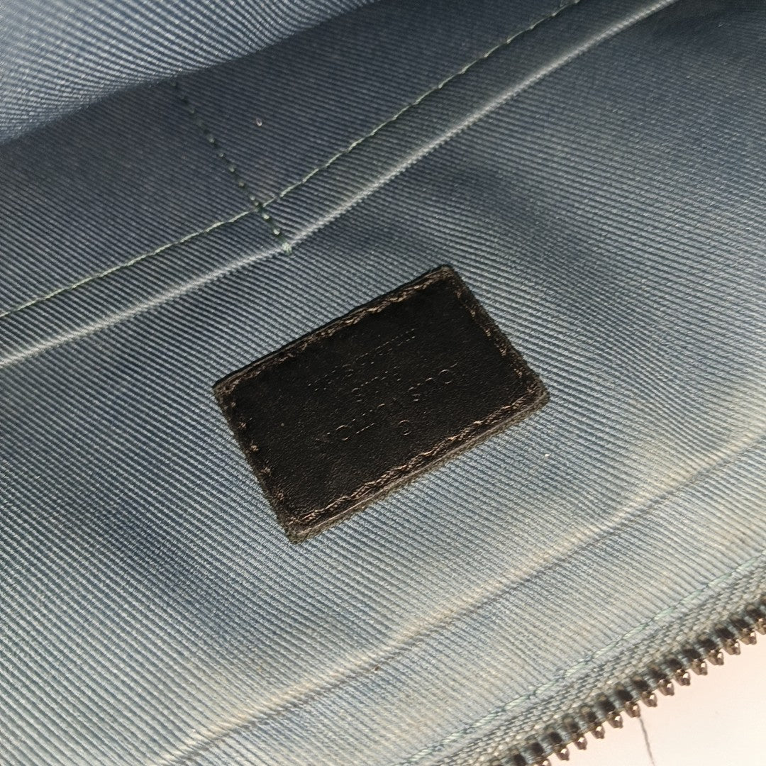 ALPHA Damier Graphite Coated Canvas Gray