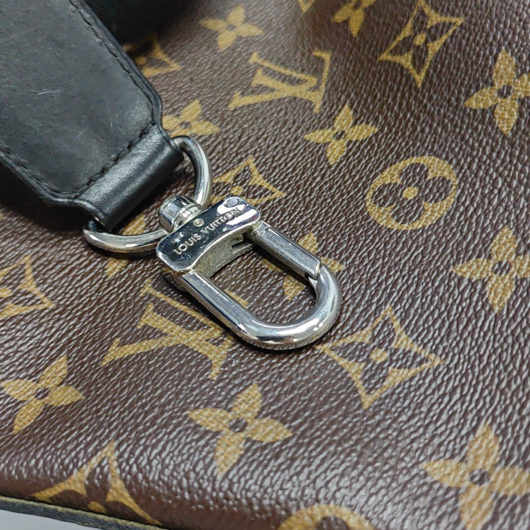 KITAN Monogram Coated Canvas Brown