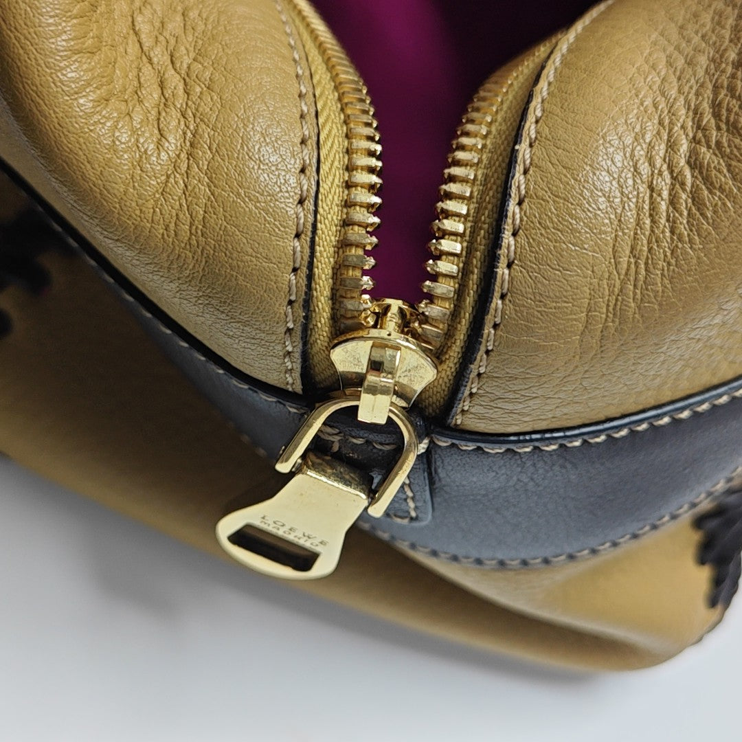 Calfskin Shoulder Bag Brown