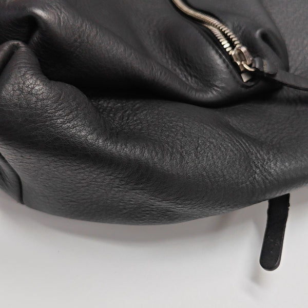 Calfskin Backpack Large Black