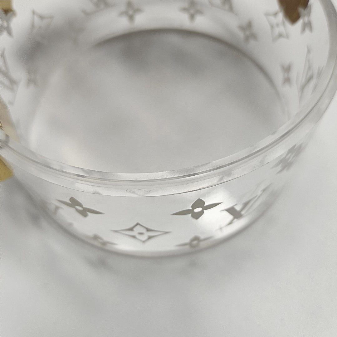 BOX SCOTT Monogram Plastic Clear