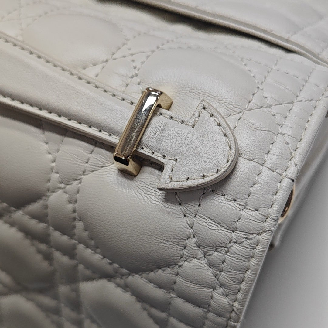 My Dior MISS DIOR Cannage Lambskin White