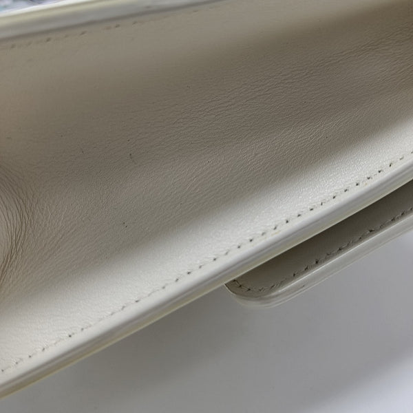 30 Montaigne Calfskin White