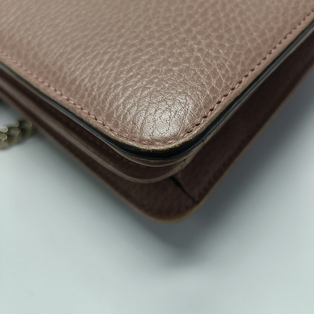 Interlocking G Small Calfskin Pink