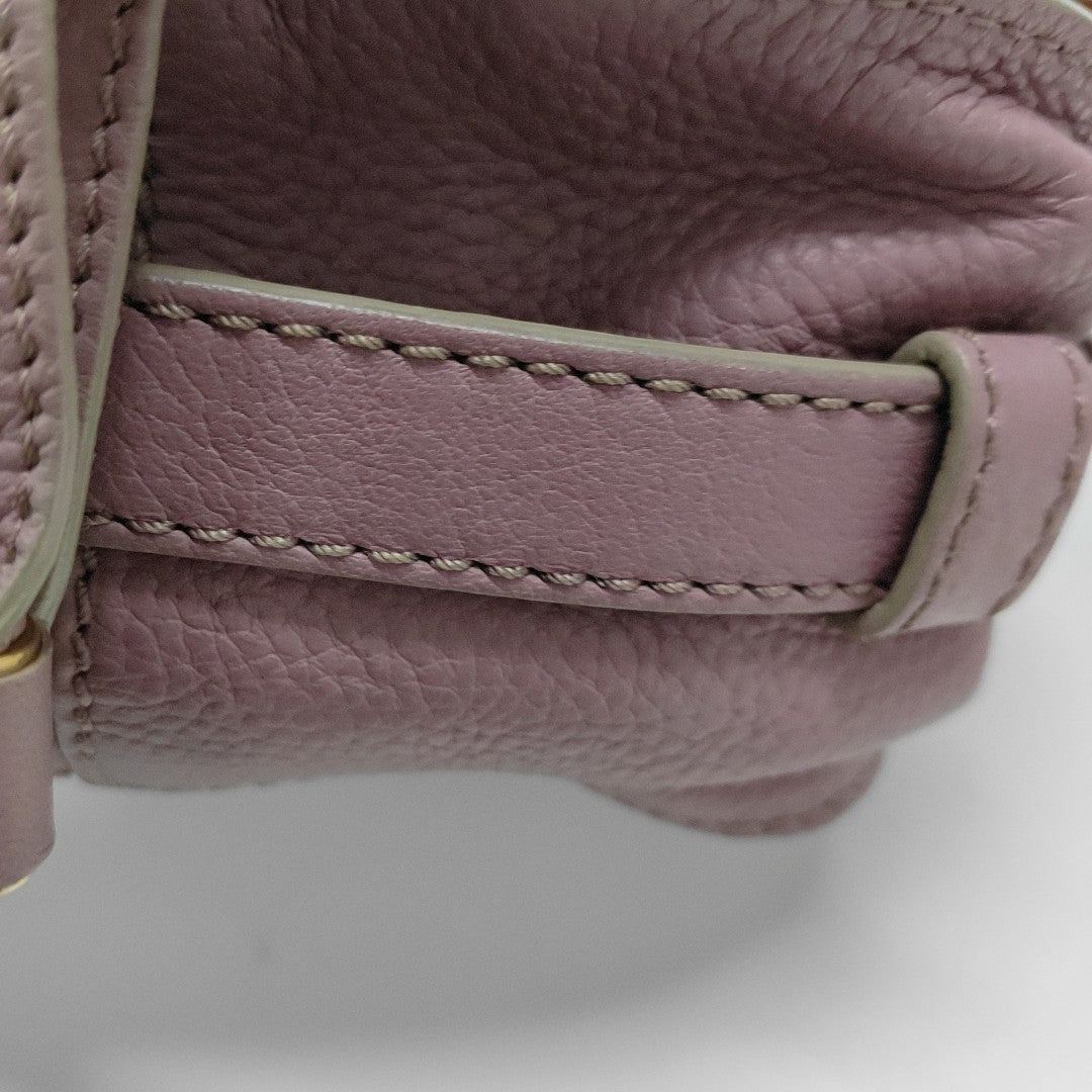 Marcie Mini Piel de Becerro Rosa