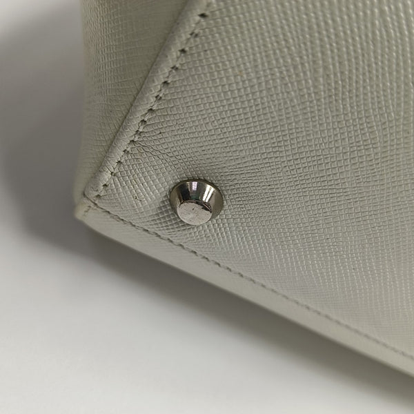 Calfskin Tote Bag Small White