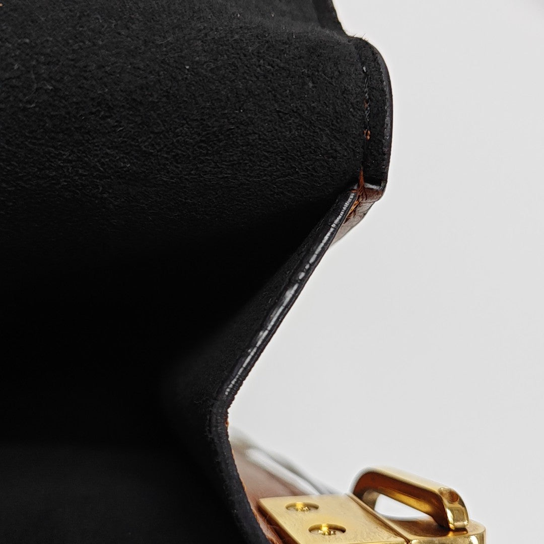 DAUPHINE Mini Monogram Coated Canvas Brown