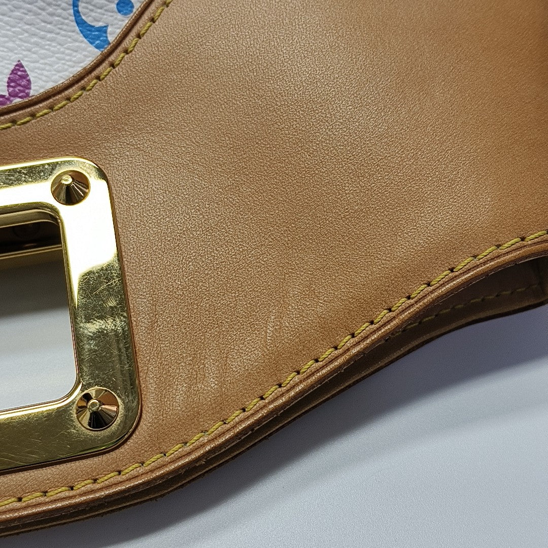 LV × TM JUDY MM Monogram Coated Canvas White