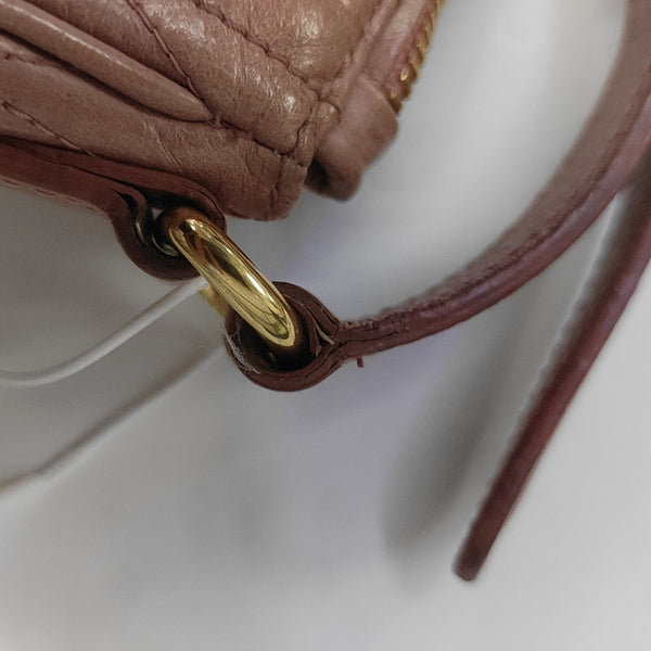 Calfskin Shoulder Bag Pink