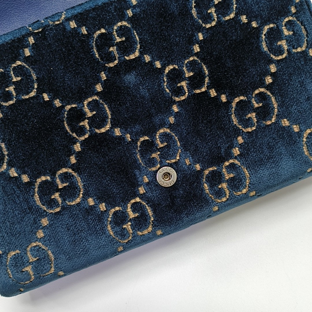 Dionysus Mini Monogram Velvet Blue