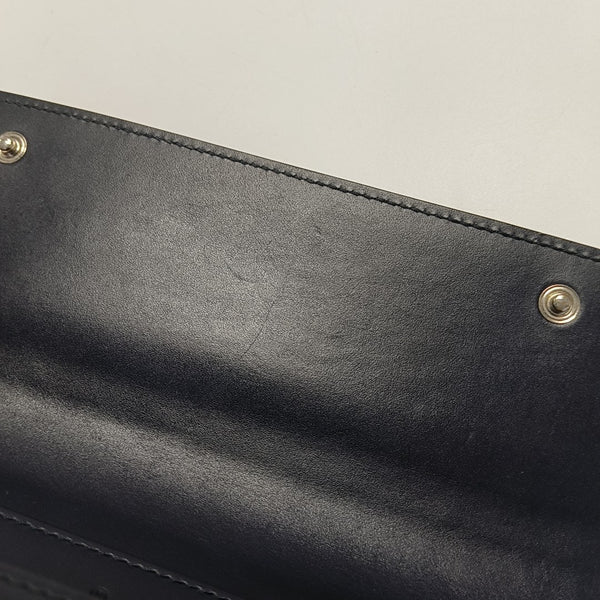 Monogram Calfskin Clutch Blue
