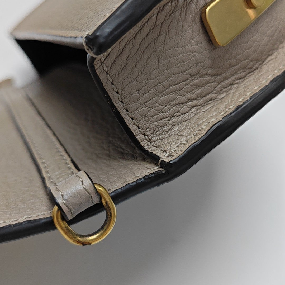 Nile Small Calfskin Gray