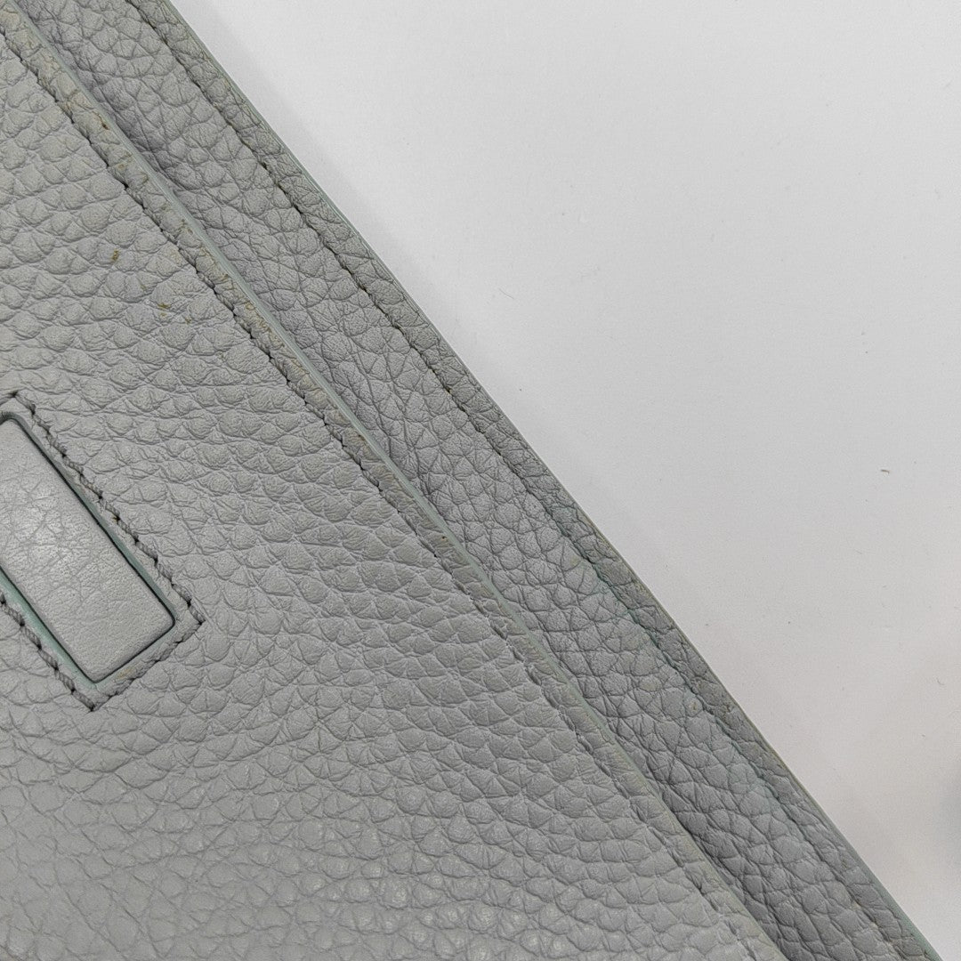 Calfskin Shoulder Bag Blue