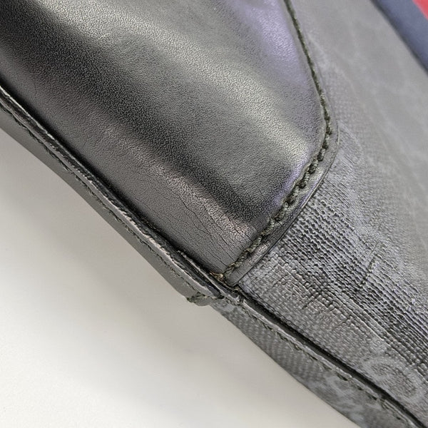 Ophidia Medium Monogram Coated Canvas Gray