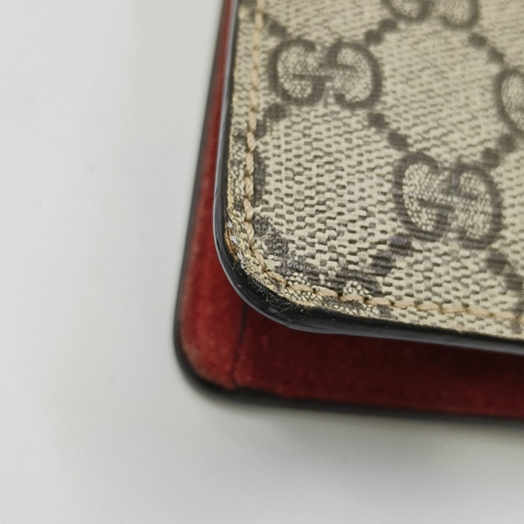 Dionysus Mini Monogram Coated Canvas Beige
