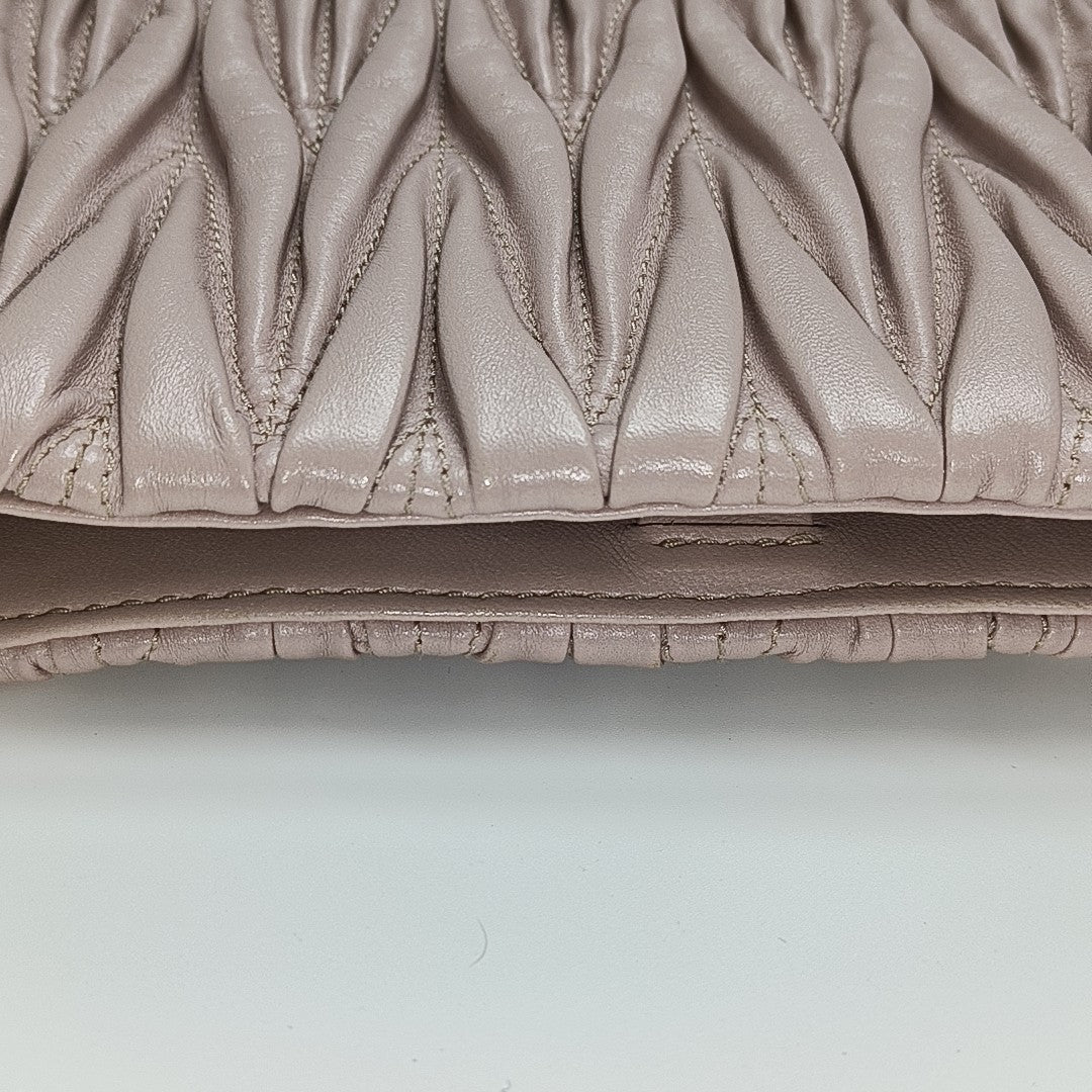 Matelassé Quilted Lambskin Pink