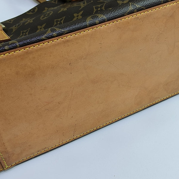 PIANO Monogram Coated Canvas Brown