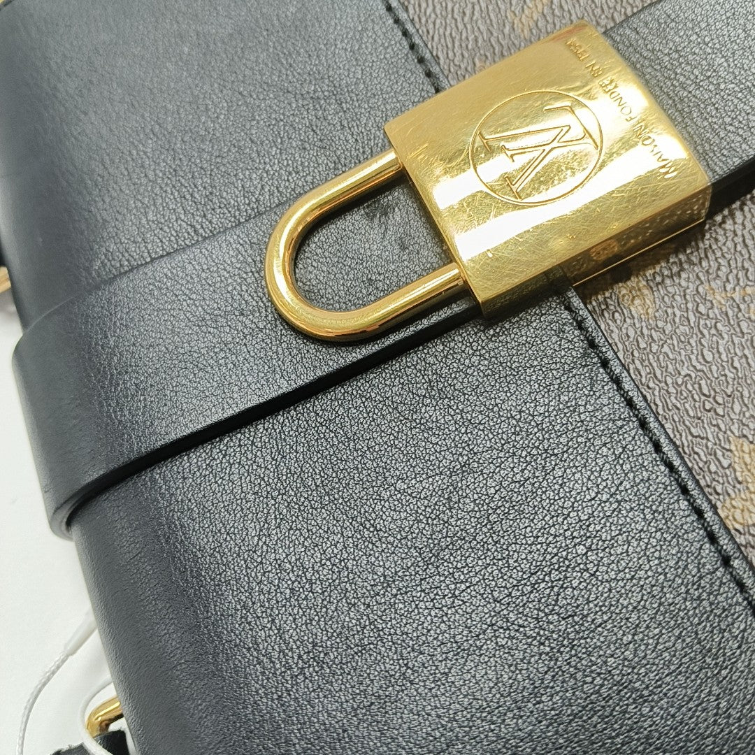 LOCKY BB Monogram Coated Canvas Brown